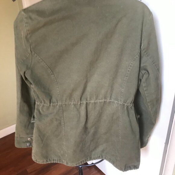 A L CASUAL JACKET MARINE JACKET SZ 4 ZIP/BUTTON FRONT - Picture 2 of 6